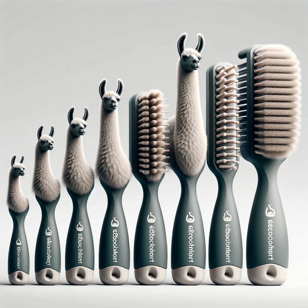 Brushes for llamas or llama brushes??? Which is it?